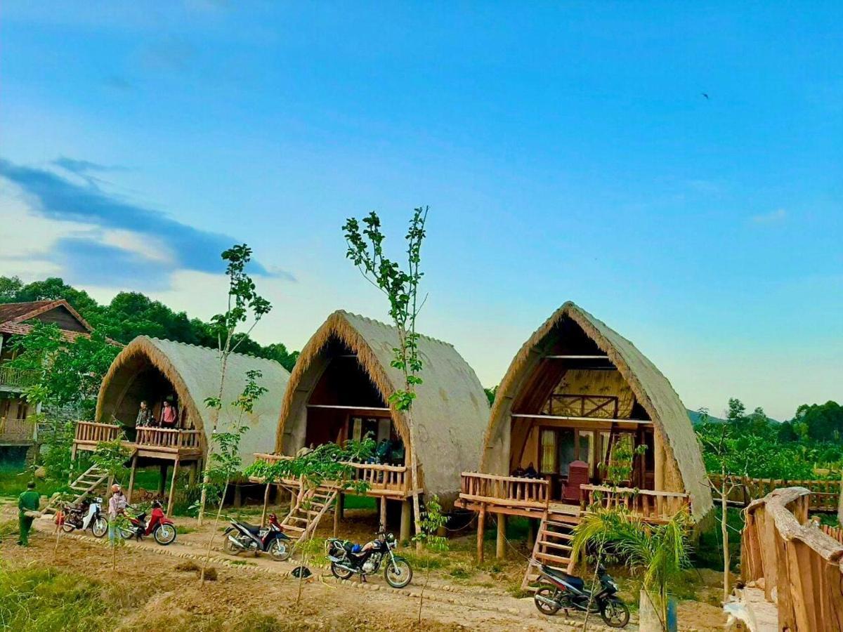 Rice Straw Green Lodge- Resort Quan Tom Exterior foto