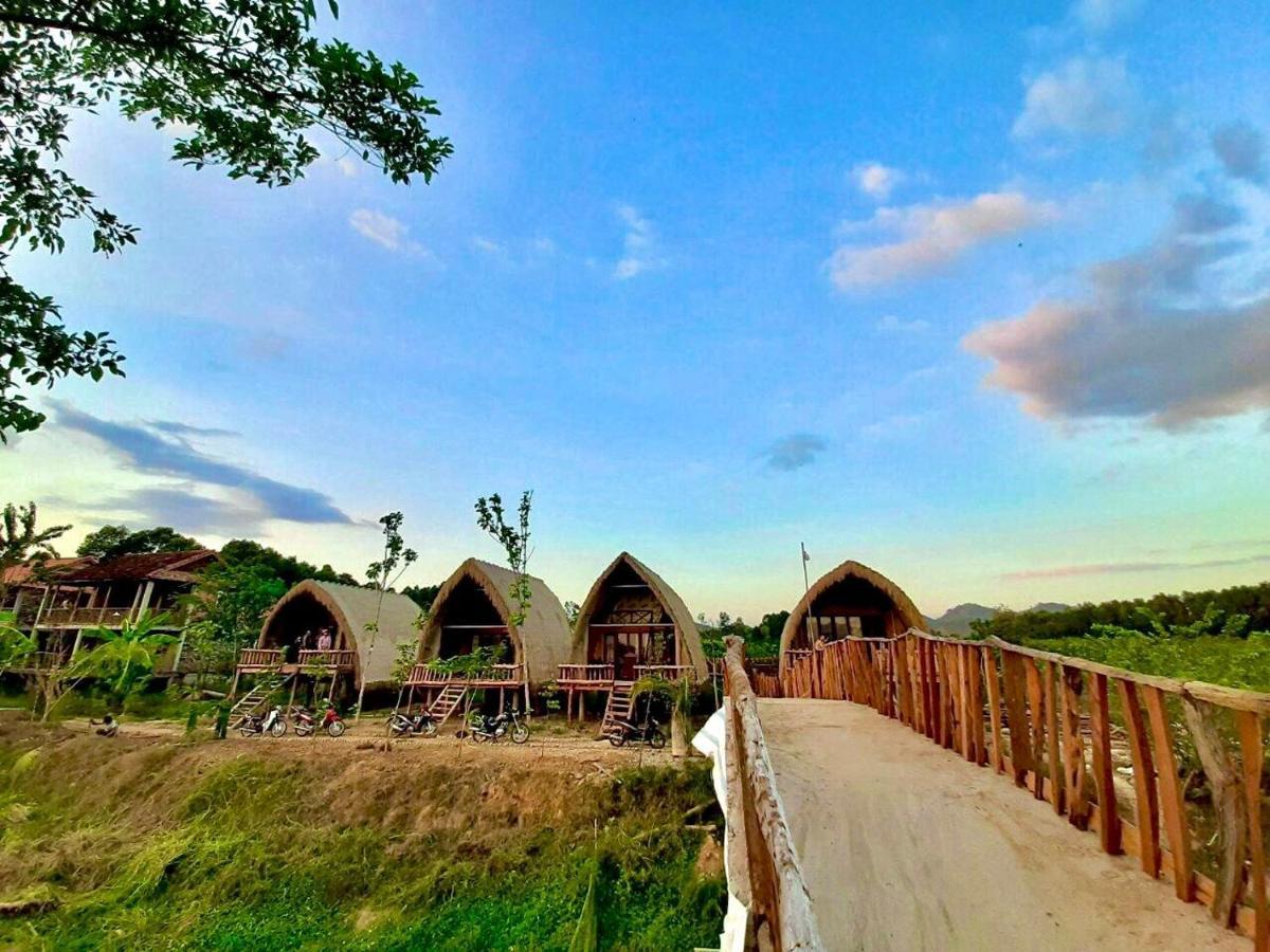 Rice Straw Green Lodge- Resort Quan Tom Exterior foto